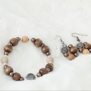 Jewelry Set - Bracelet & Earrings.